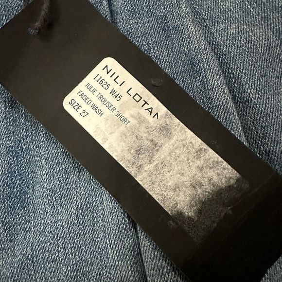 Nili Lotan Julie Trouser Denim Shorts size 27 - Picture 10 of 11